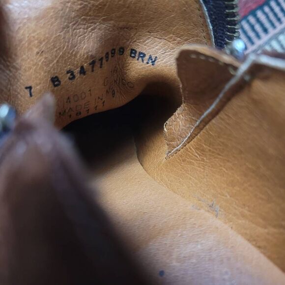 Frye Sacha Shootie Size 7‎ Chocolate Brown Suede Moto Ankle Bootie Boho Cowgirl - Picture 7 of 8